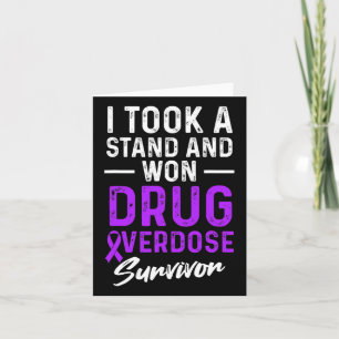 Carte Guerrier de la sensibilisation au surdosage de dro