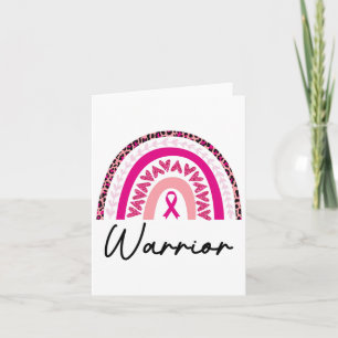 Carte Guerrier du cancer du sein Conscience du cancer du
