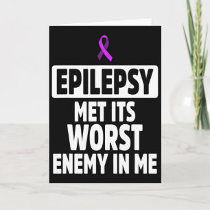 Carte Guerrier Survivant Épileptique Ennemi de la sensib