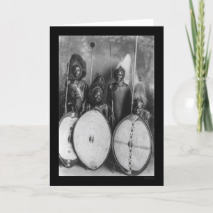 Carte Guerriers Kenya, Afrique 1920 de masai