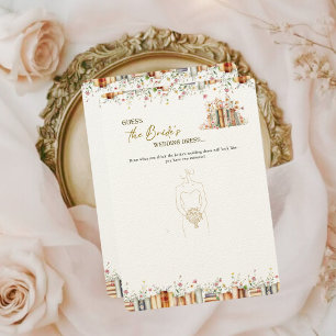 Carte Guess the Bride's Mariage Dress Game - Thème du li
