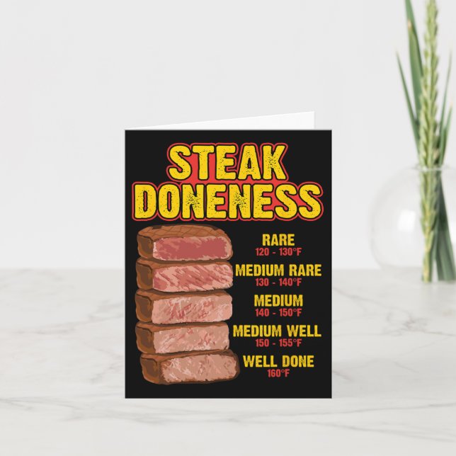 Carte Guide de table Bbq Meat Chef Pit (Devant)