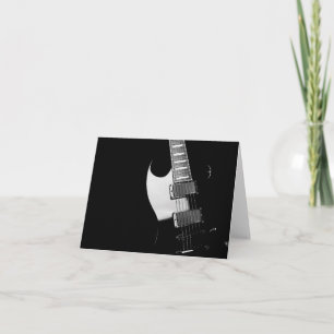 Carte Guitar noire