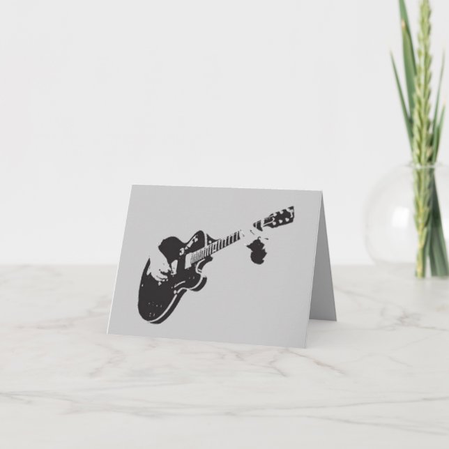 Carte Guitare - (Devant)