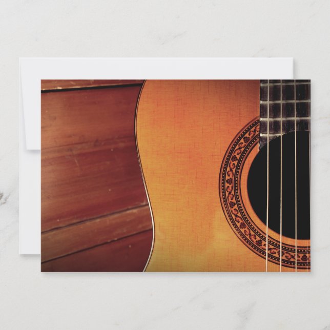Carte Guitare acoustique (Devant)