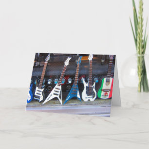 Carte Guitares hollywoodiennes