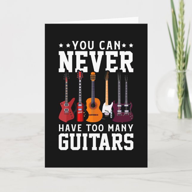 Carte Guitariste Musique Guitariste Musique Musique Band (Devant)
