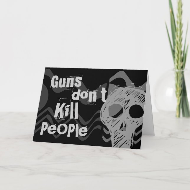 Carte Guns don't kill people, NINJAS kill people (Devant)
