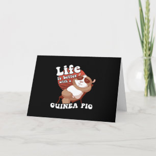 Carte Guogouin, Guangéou, Cochon De Guinée, La Vie Est M