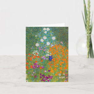 Carte Gustav Klimt - Jardin des fleurs