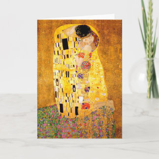 Carte Gustav Klimt "Le Baiser"