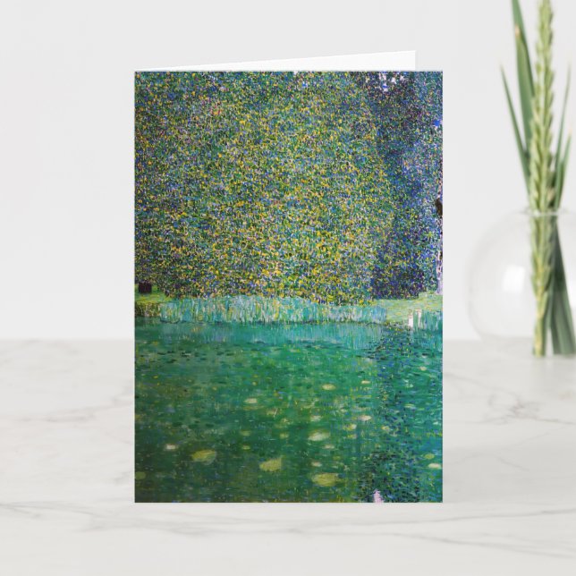 Carte Gustav Klimt - Parc Schloss Kammer am Attersee (Devant)
