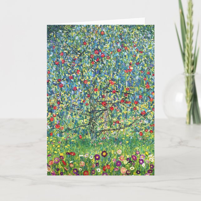 Carte Gustav Klimt : Pommier (Devant)