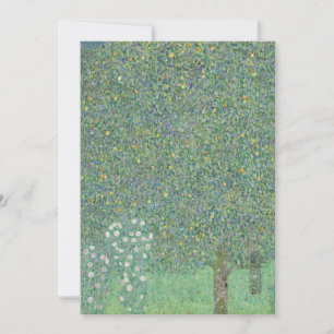Carte Gustav Klimt - Rosiers sous les arbres