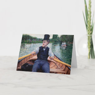 Carte Gustave Caillebotte - Bateau