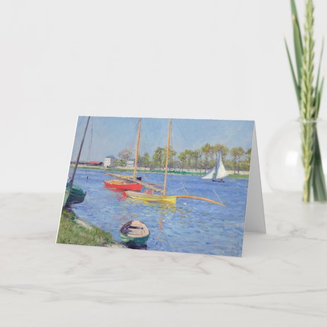 Carte Gustave Caillebotte - La Seine à Argenteuil (Devant)