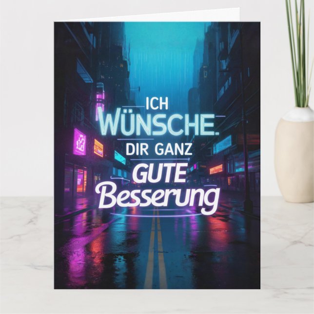Carte Gute Besserung Karte (Devant)