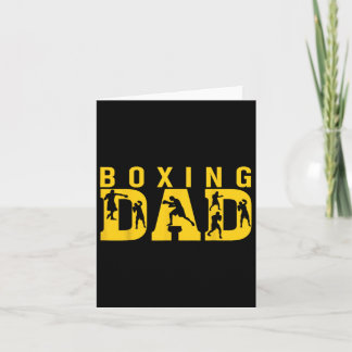 Carte Gym Boxer Love Papa Boxer Lover Boîte d'entraîneme