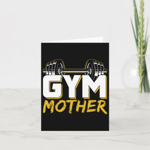Carte Gymnase Entraînement Mère Exercice Poids Fitness