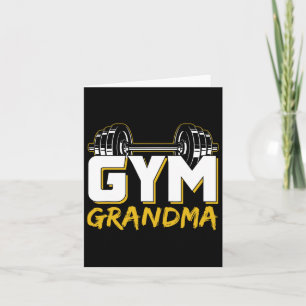 Carte Gymnase Grand-mère Entraînement d'haltérophilie Fi