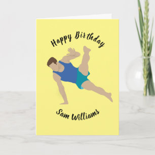 Carte Gymnaste masculin