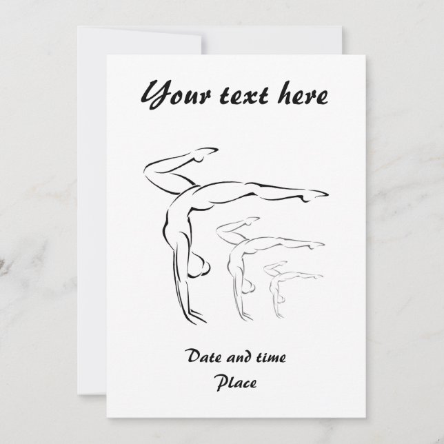 Carte Gymnastique (Devant)