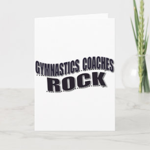 Carte Gymnastique masculine Cadeaux d'entraîneurs