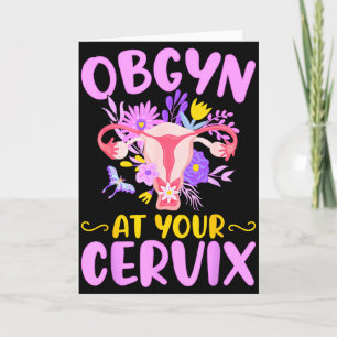 Carte Gynéco à votre col de l'utérus Dr Gyno drôle gynéc