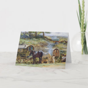 Carte Gypsy Encampment, Appleby, 1919