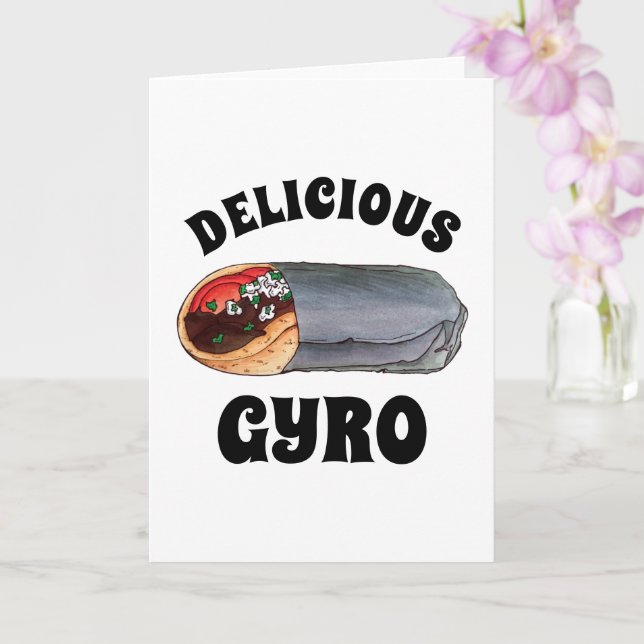 Carte Gyro Gita Viande Sandwich Méditerranéen (Orchidée)