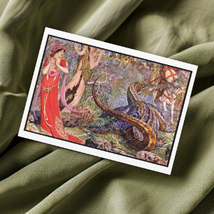 Carte H J Ford Illustration Vintage St. George