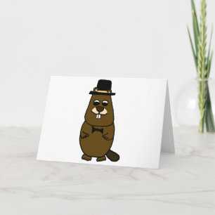 Carte Habille Groundhog