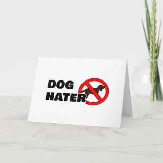 Carte Haine des Chiens