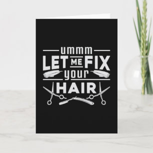 Carte Hair Stylist Hairtravhair Venin de Barber Scissor