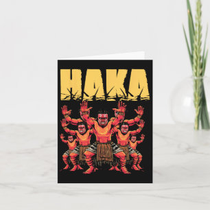 Carte Haka Dance Maori Funny New Zealand Culture Outdoor