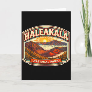 Carte Haleakala National Park Souvenir Hawaï Mémorables