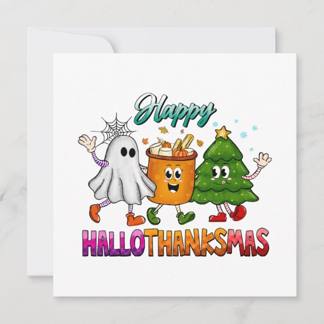 Carte Hallothanksmas heureux (Devant)