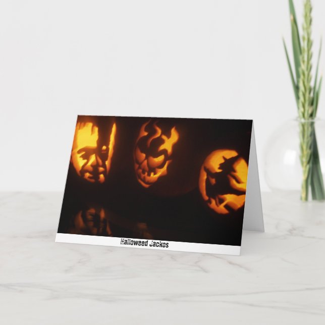 Carte Halloweed Jackos (Devant)