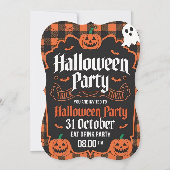 Carte Halloween  (Devant)