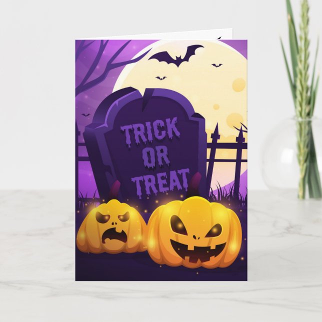 Carte Halloween (Devant)