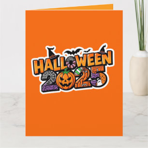 Carte Halloween 2025 Magie – Citrouille festive