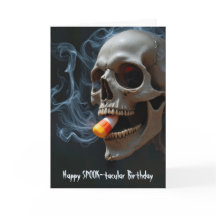 Halloween Anniversaire Crâne Biting Candy Corn