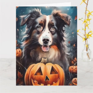 Carte Halloween Berger Australien Avec La Peur Citrouill