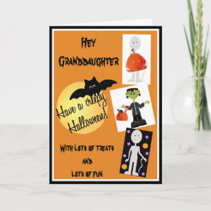 Carte Halloween Card for Granddaughter