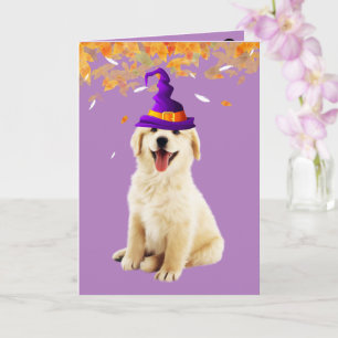 Carte Halloween Chiot méchant