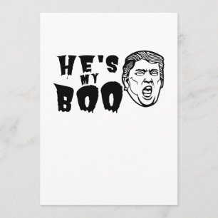 Carte Halloween couple drôle elle est mon huent le