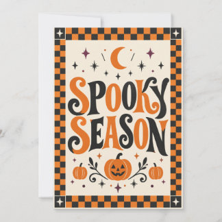 Carte Halloween de la Saison Sombre