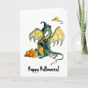 Carte Halloween Dragon