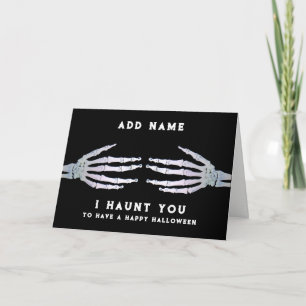 Carte Halloween drôle personnalisé
