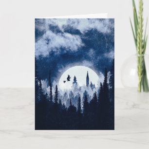 Carte Halloween effrayant